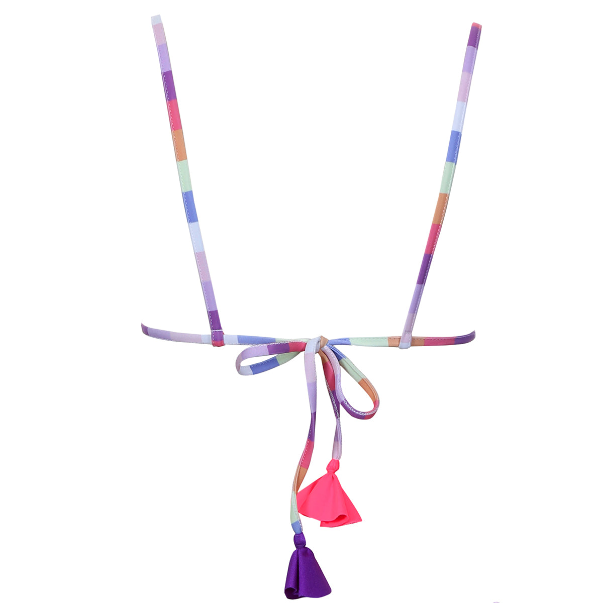 APHRODITE TRI BIKINI TOP - SUNSET STRIPE