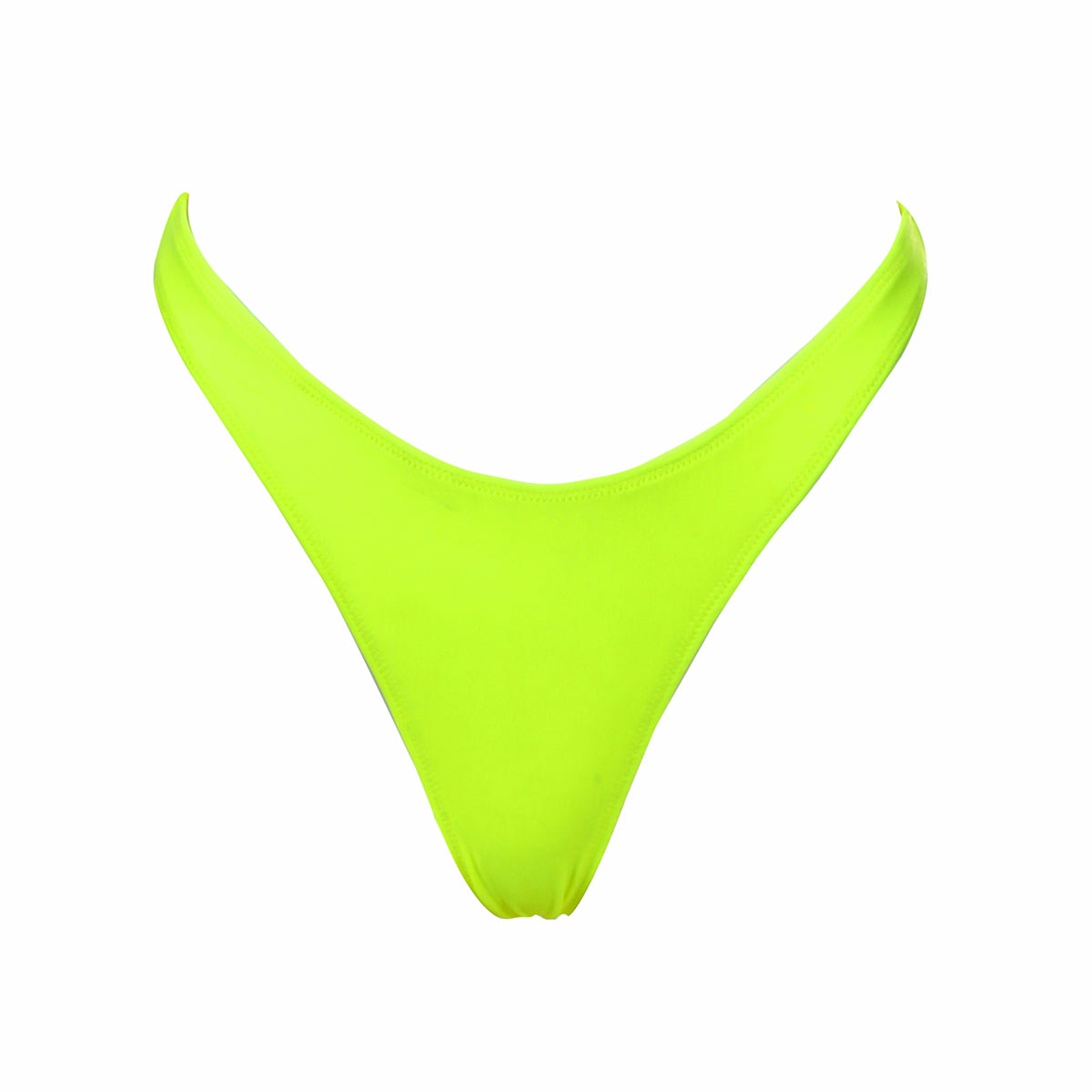 womens yellow cheeky cut bikini bottoms
