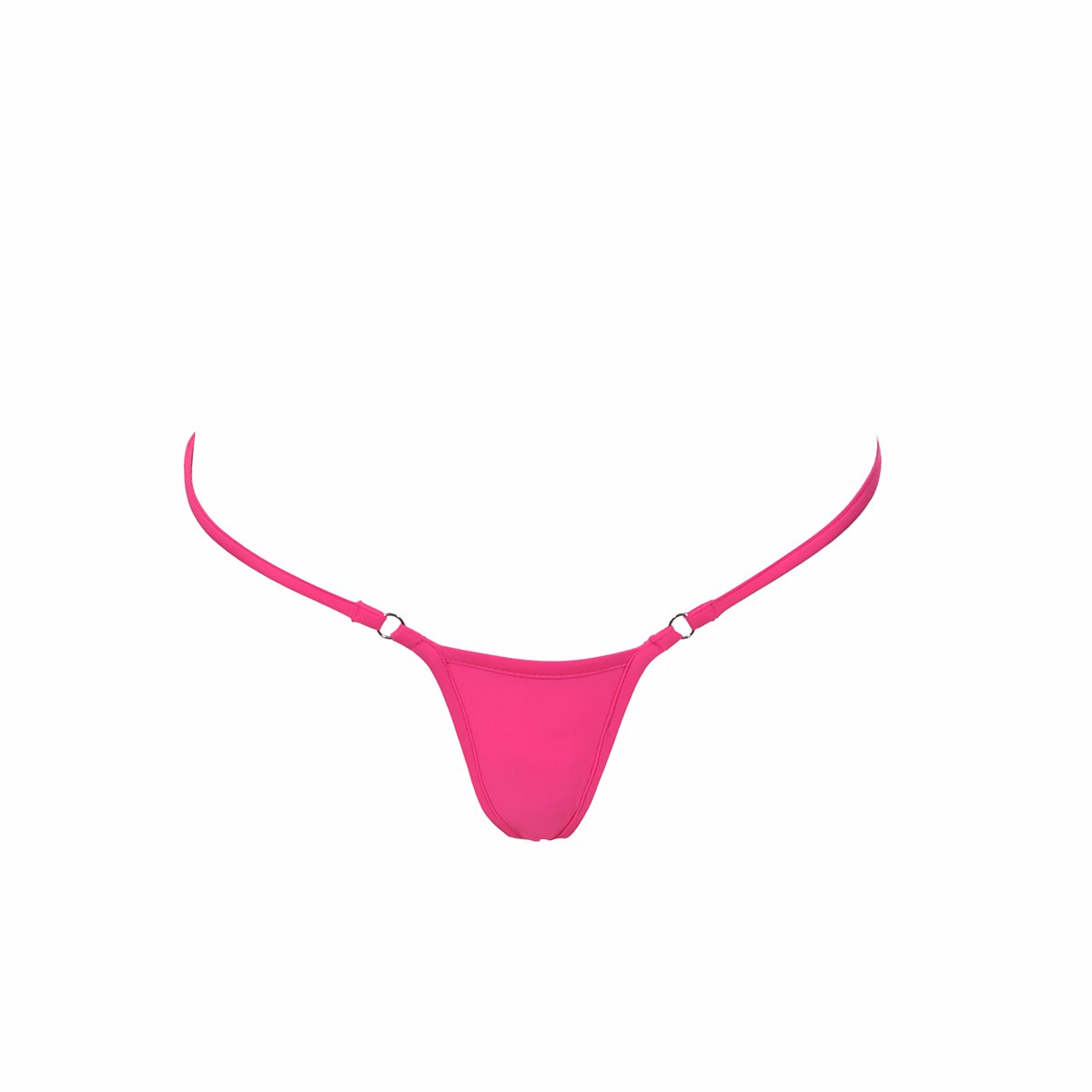 Thong g string micro bikini bottom bright neon orange