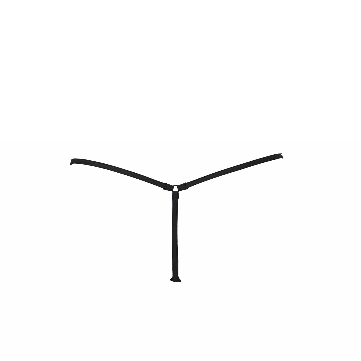 Thong g string micro bikini bottom solid black