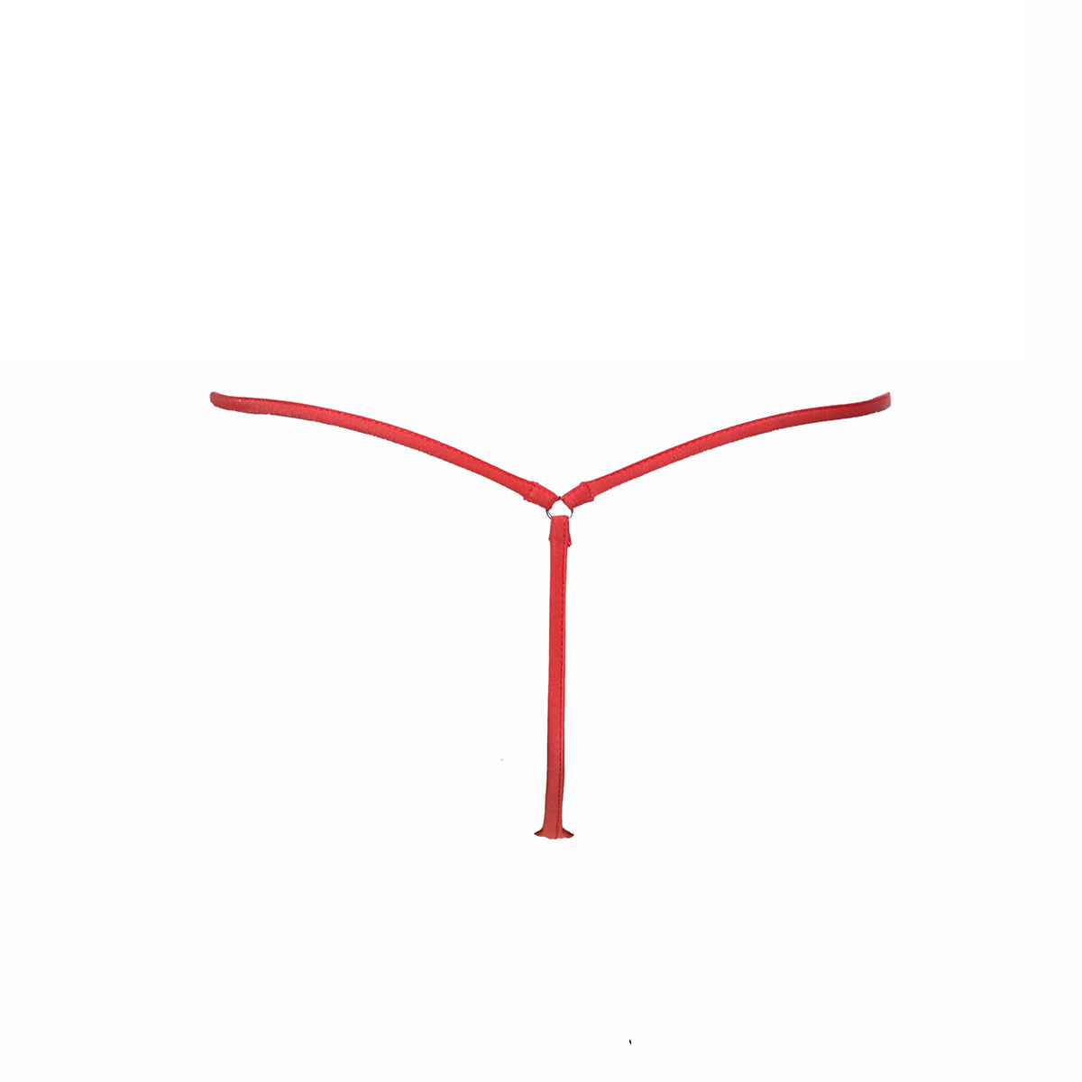 NYMPH MICRO BIKINI BOTTOM - Candy Stripe / Spicy Blush