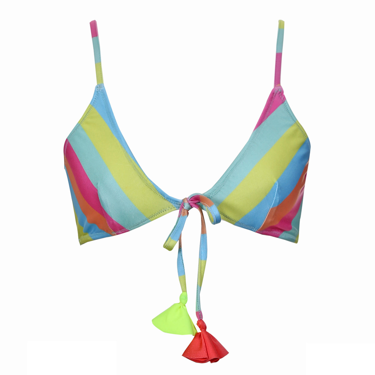 womens tie front bikini top