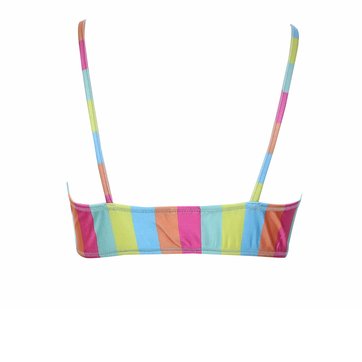 SELENE BIKINI TOP - CANDY STRIPE
