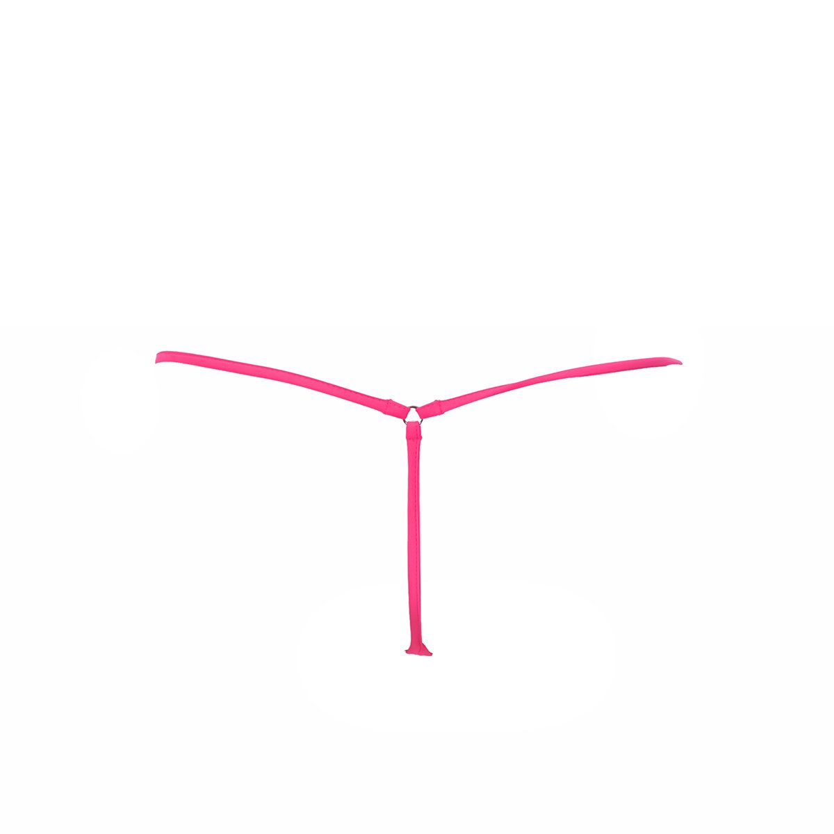 Thong string micro bikini bottom neon pink