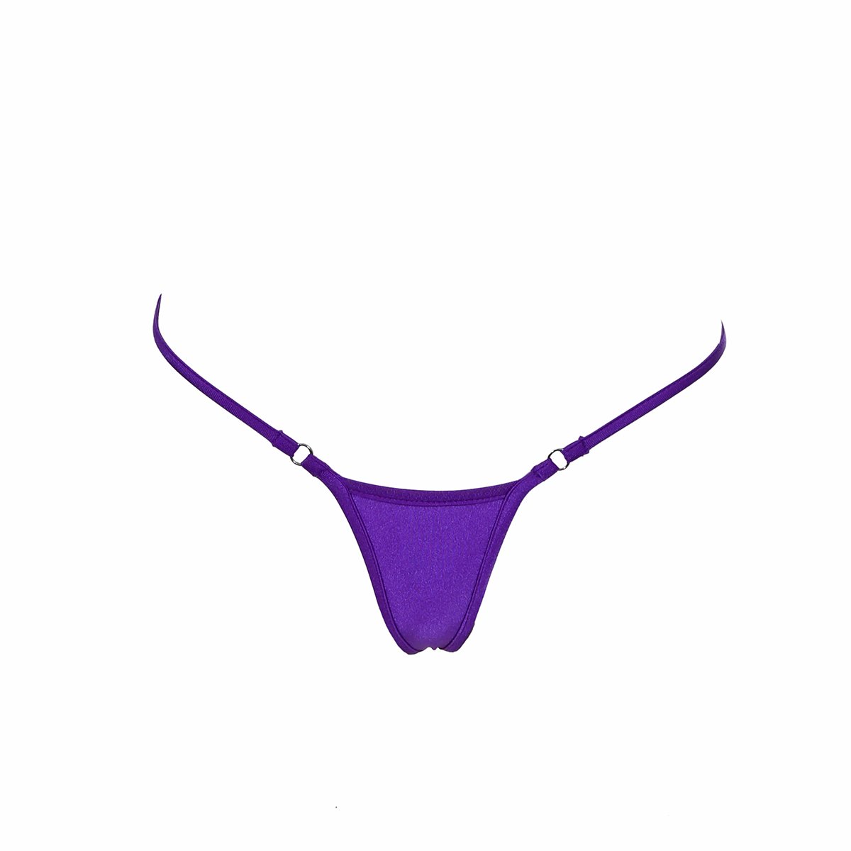 Thong g string micro bikini bottom bright neon purple